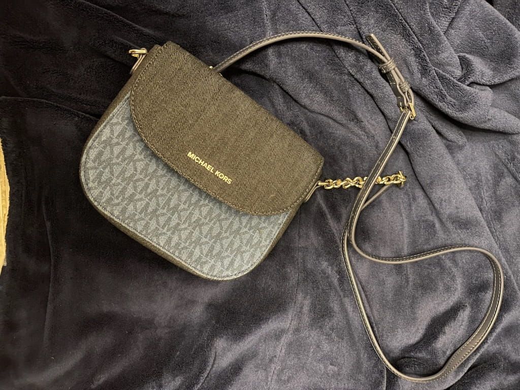 Michael Kors mini denim bag