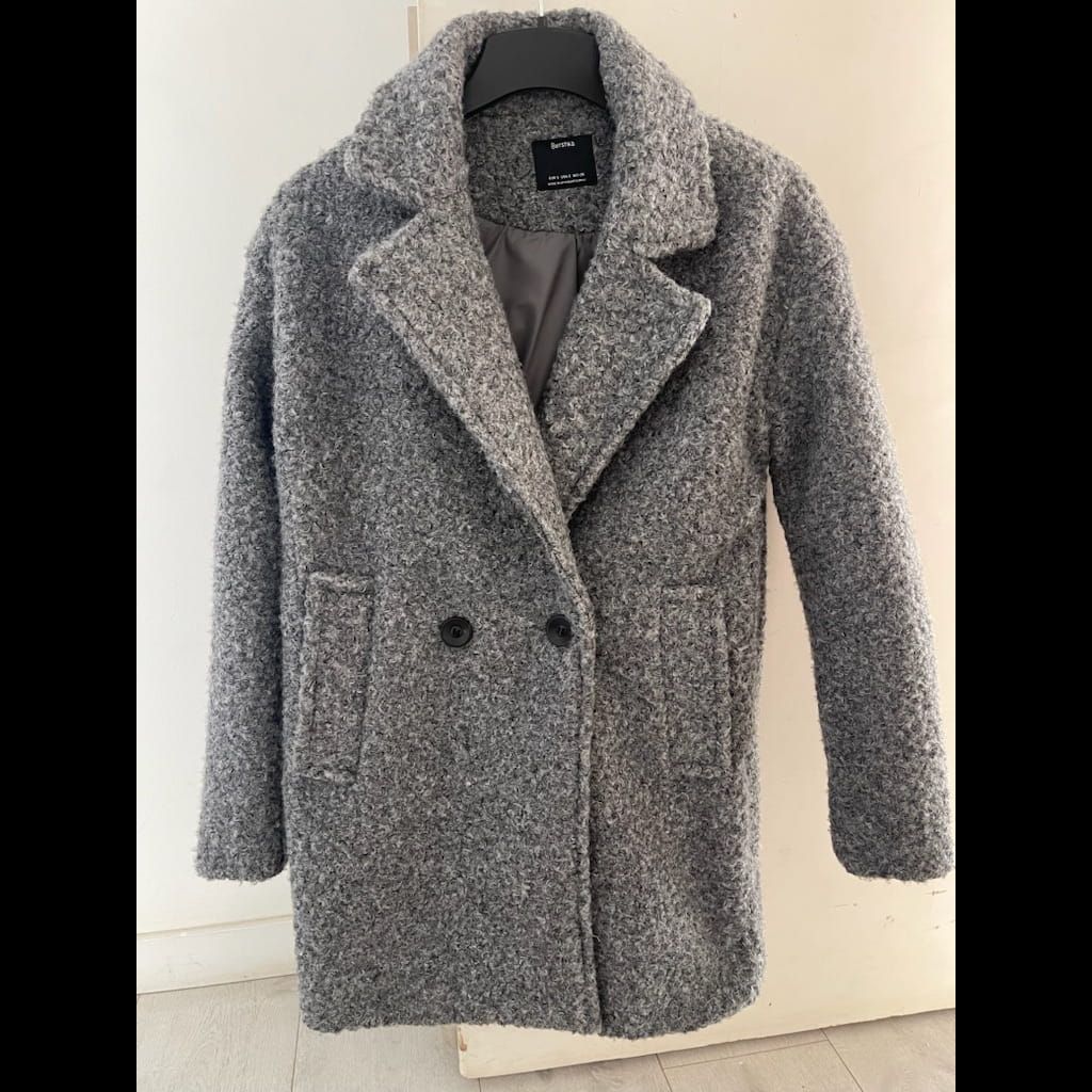 Bershka never worn grey coat/jacket