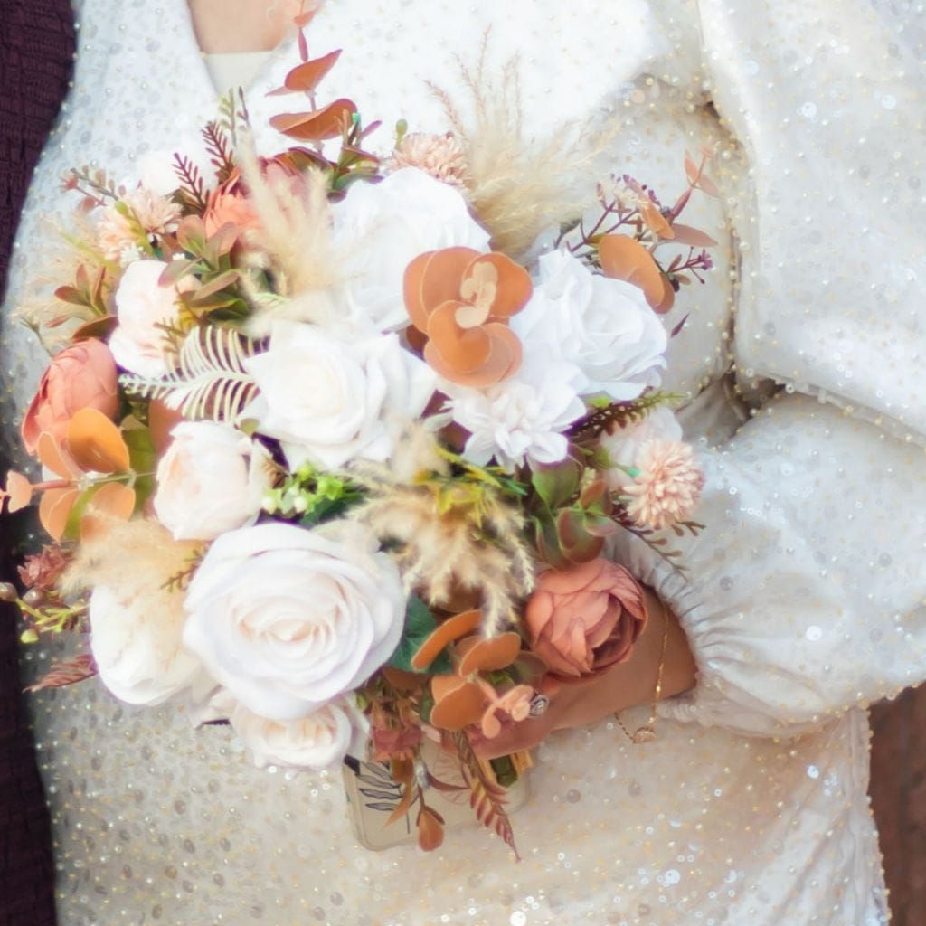 Engagement flowers bouquet
