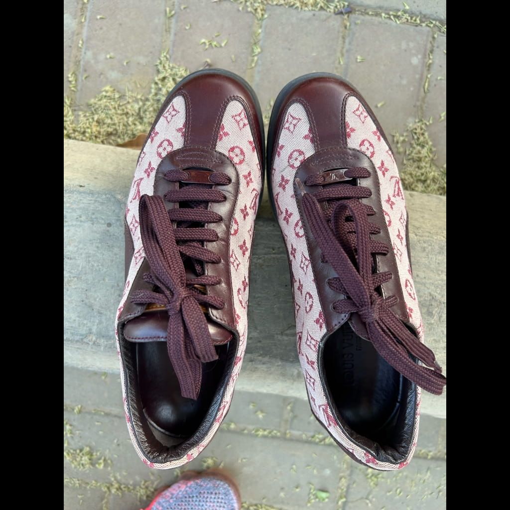 LV cherry monochrome shoes size 37