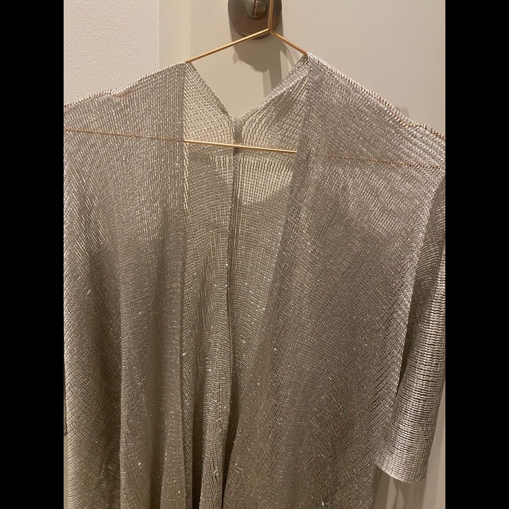 Silver cardigan