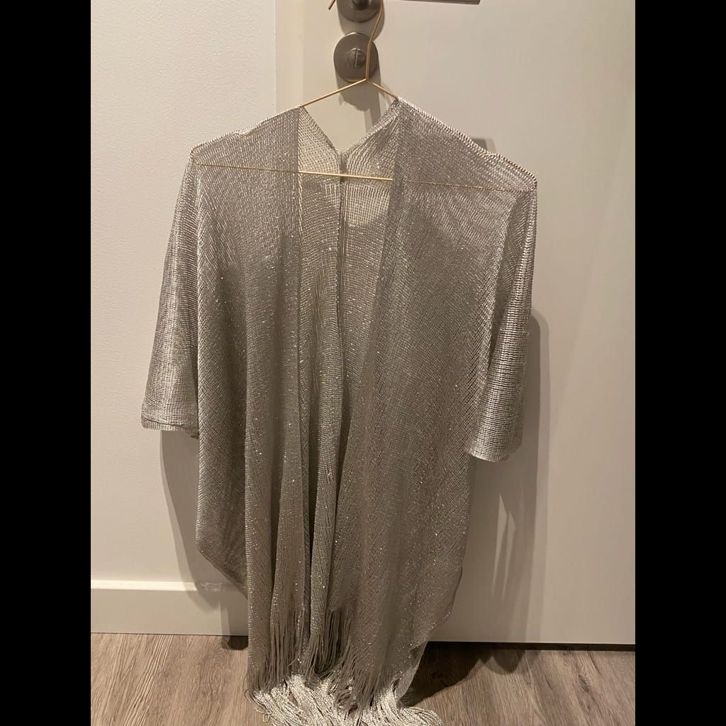 Silver cardigan