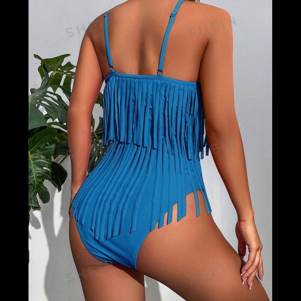 Swimsuit coral blue