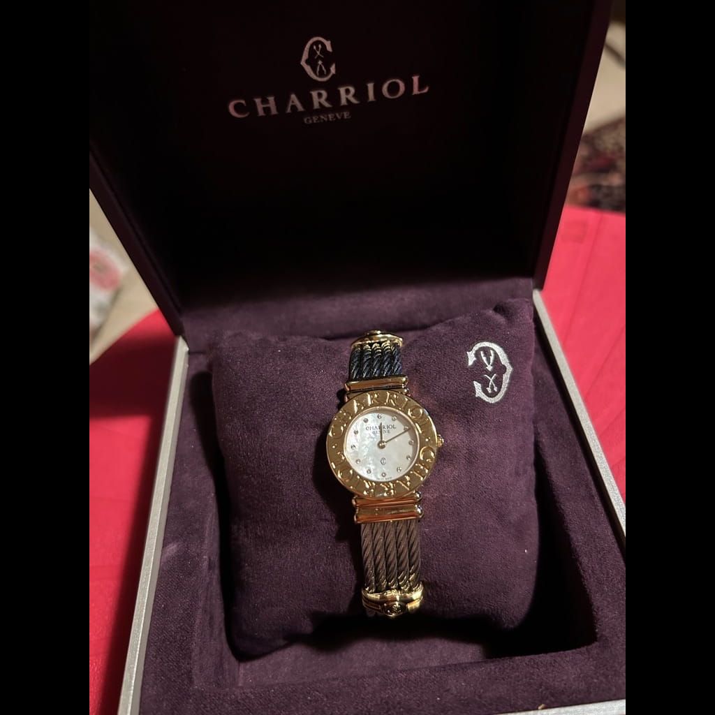 Brand new charriol watch with diamonds