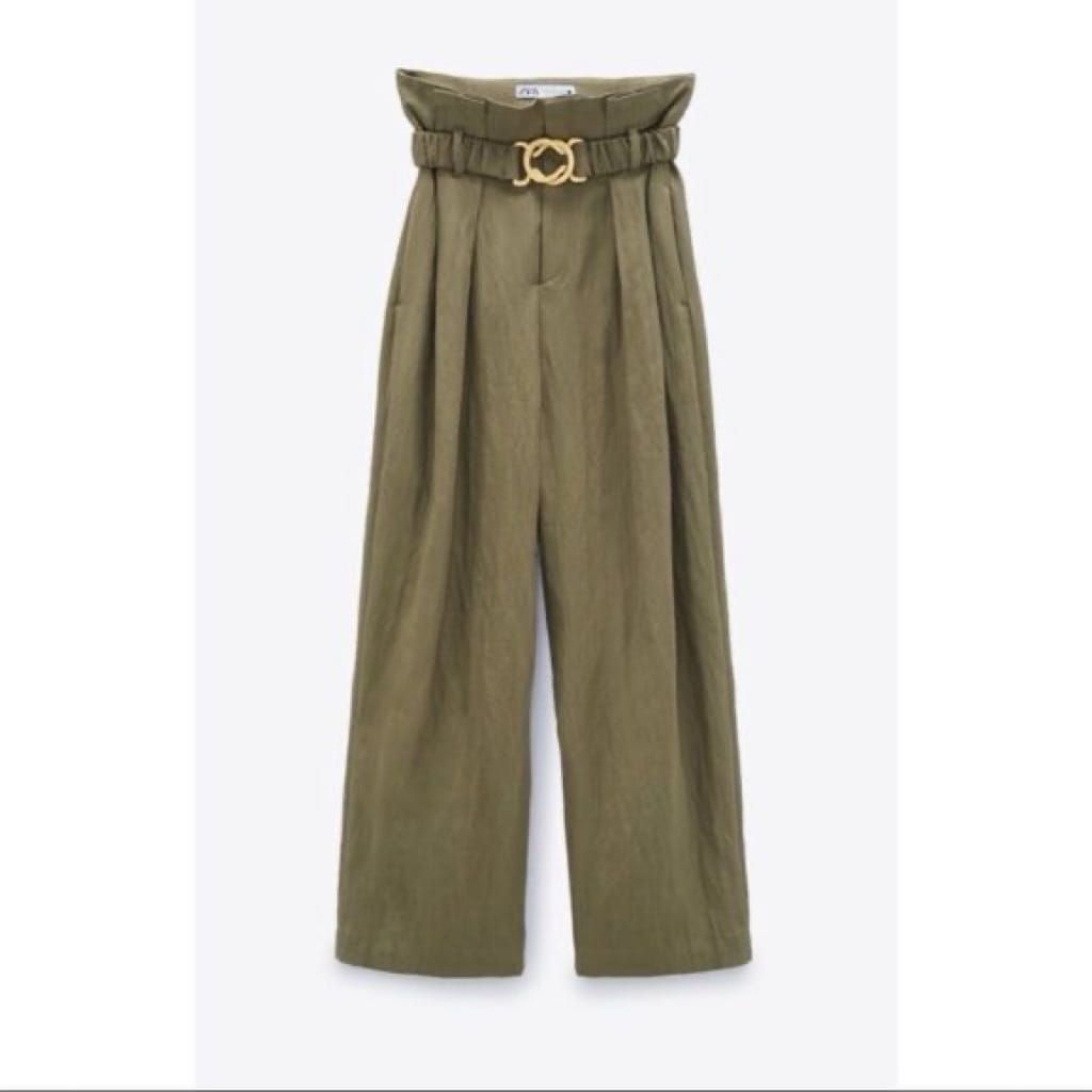 Zara Olive Pants