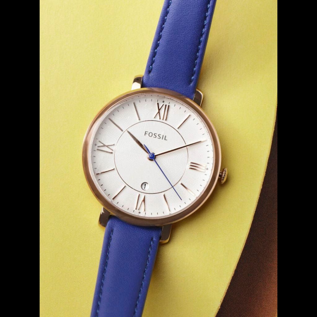 Fossil navy strap watch