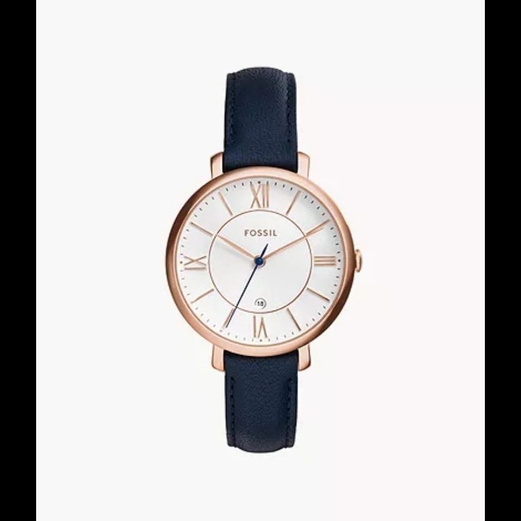 Fossil navy strap watch