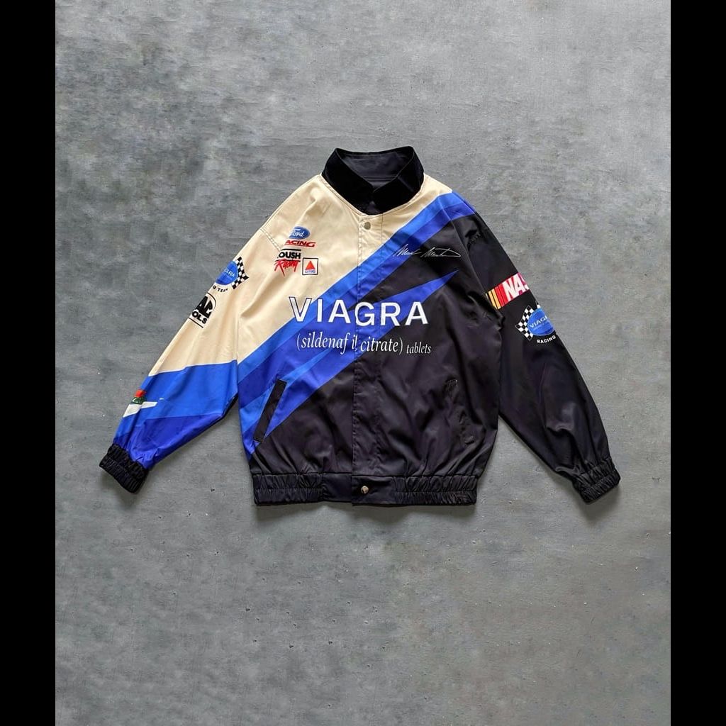 NASCAR Mark Martin Viagras Ford Racing Vintage Jacket