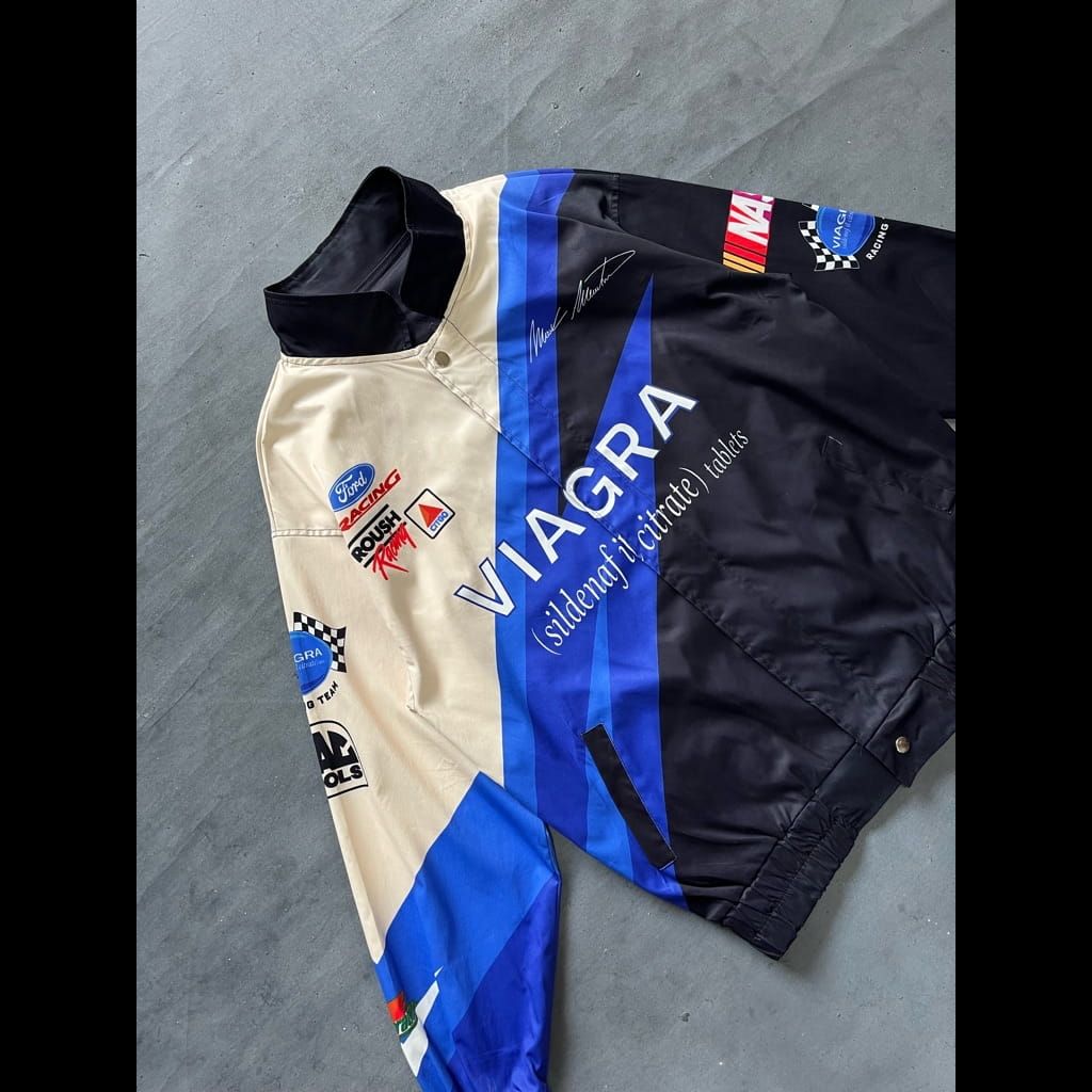 NASCAR Mark Martin Viagras Ford Racing Vintage Jacket