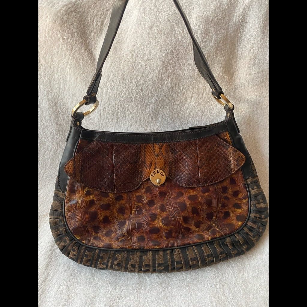 Rare fendi zucca snake skin in a very good condition