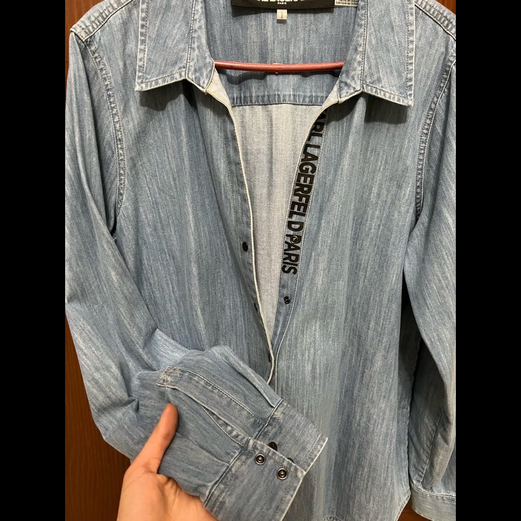 Denim blouse