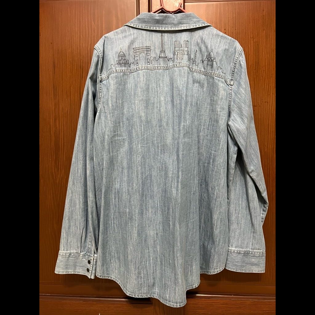 Denim blouse