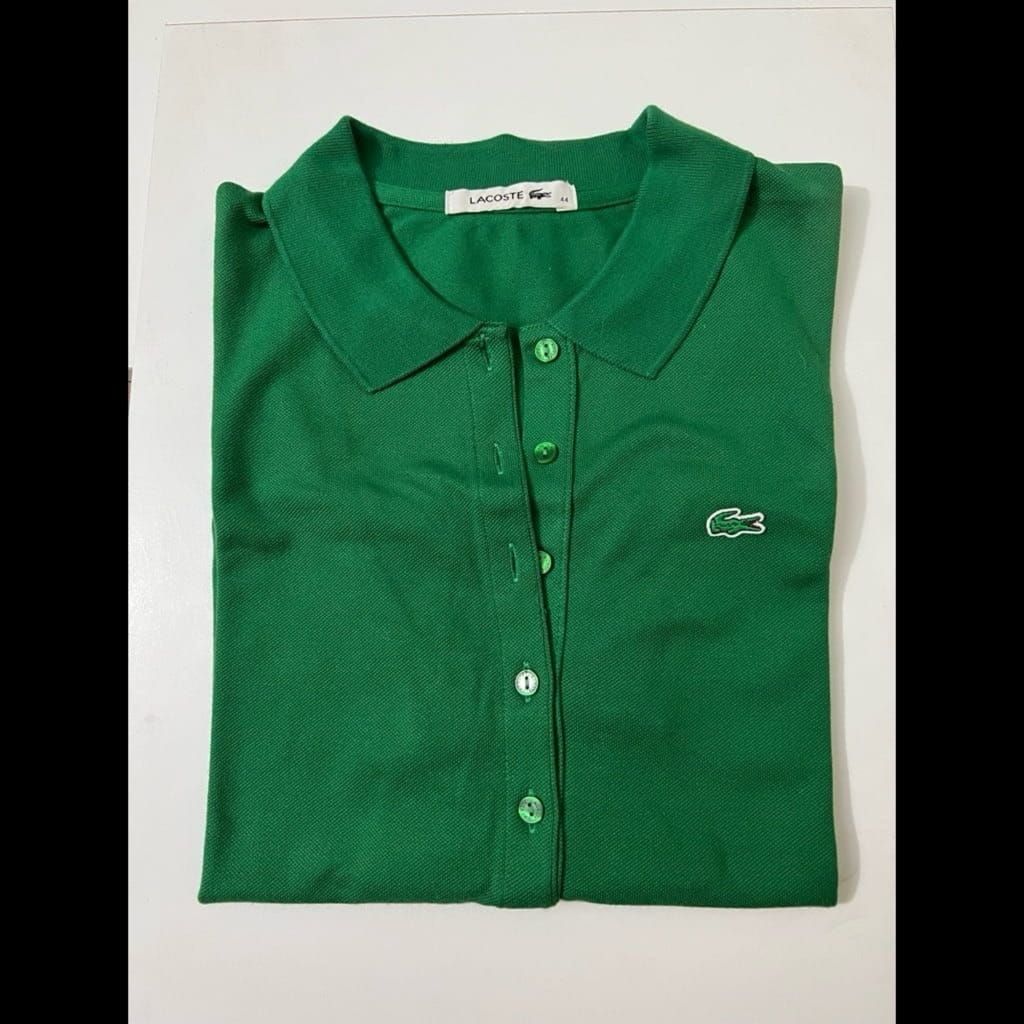 Green polo shirt