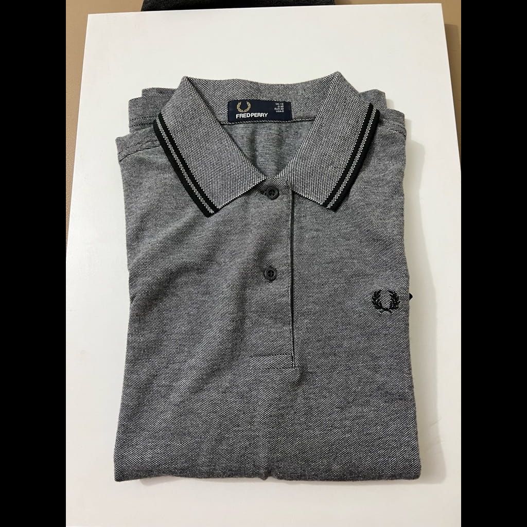 Grey polo shirt