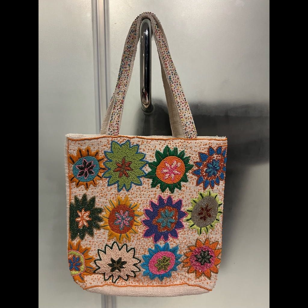 Hand beaded bag