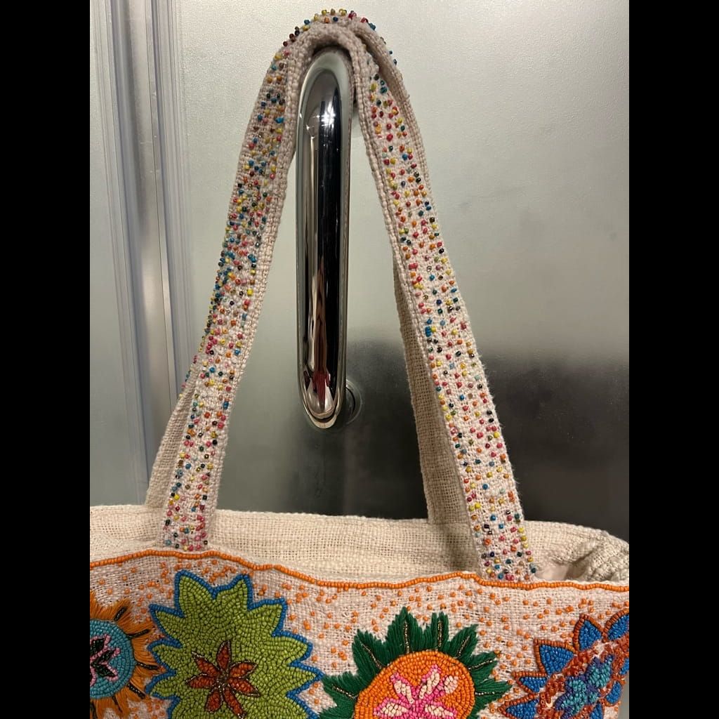 Hand beaded bag