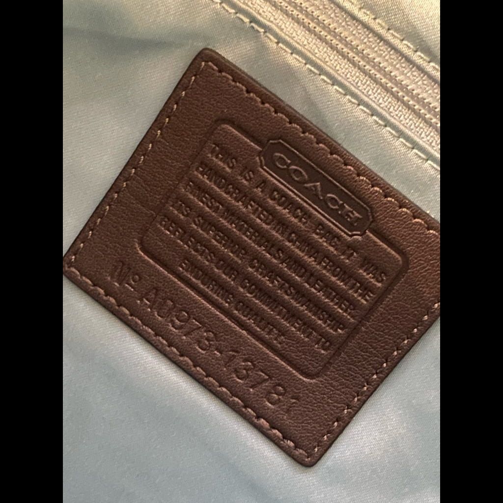 authentic coach bag