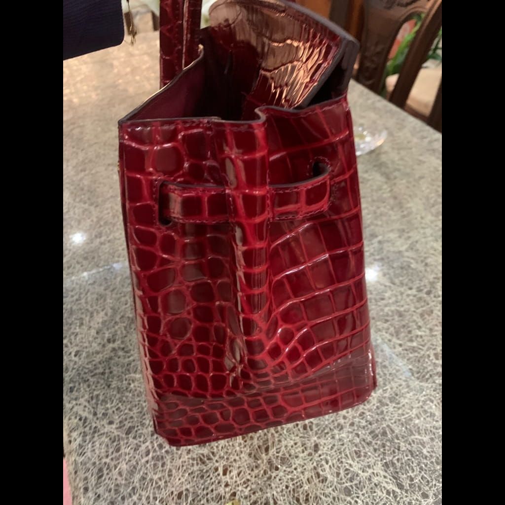 Hermes Birkin 35 crocodile leather